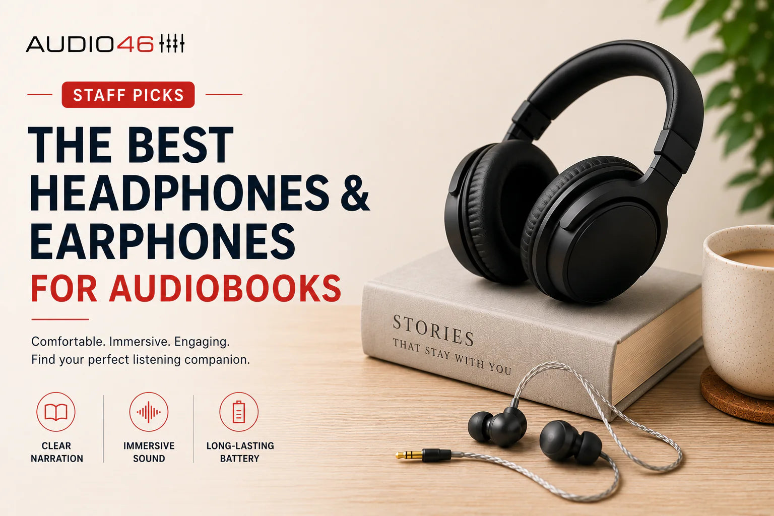 Best Headphones & Earphones for Audiobooks