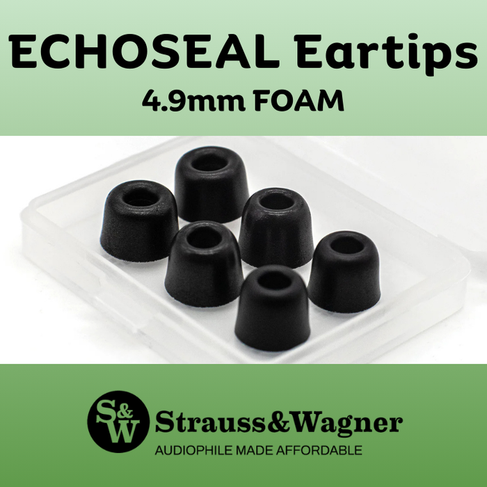 Strauss & Wagner EchoSeal Foam Eartips