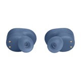 Front - JBL Tune Buds noise-canceling earbuds with deep bass and clarity - Blue