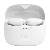 Case open - Shop JBL Tune Wireless in-ear Noise-Canceling headphones - White