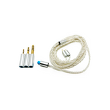 Strauss & Wagner Cologne Braided OFC Silver 2-pin 3-In-1 In-Ear Monitor Upgrade Cable