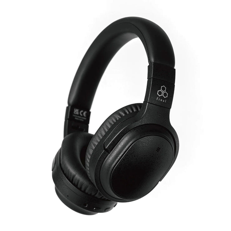 Angle - Shop Final Audio UX3000 Wireless Over-Ear Noise-Canceling Headphones - Black