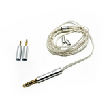 Strauss & Wagner Cologne Braided OFC Silver 2-pin 3-In-1 In-Ear Monitor Upgrade Cable