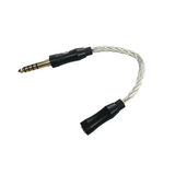 Strauss & Wagner SW-3544A 3.5mm Female to 4.4mm Male 8-Core Silver Adapter (Open Box)