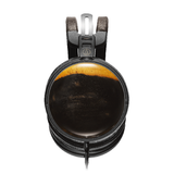 Fones de ouvido dinâmicos fechados Audio-Technica ATH-AWKG de madeira com almofadas ZMF