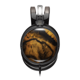 Fones de ouvido dinâmicos fechados Audio-Technica ATH-AWKG de madeira com almofadas ZMF