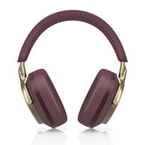 Front - Shop Bowers & Wilkins Px8 Wireless Over-Ear Noise-Canceling Headphones Open Box - Royal Burgundy