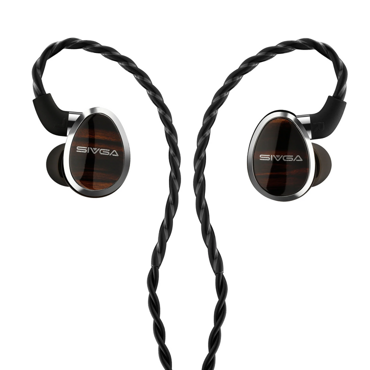 Fones de ouvido intra-auriculares de diafragma planar Sivga Nightingale