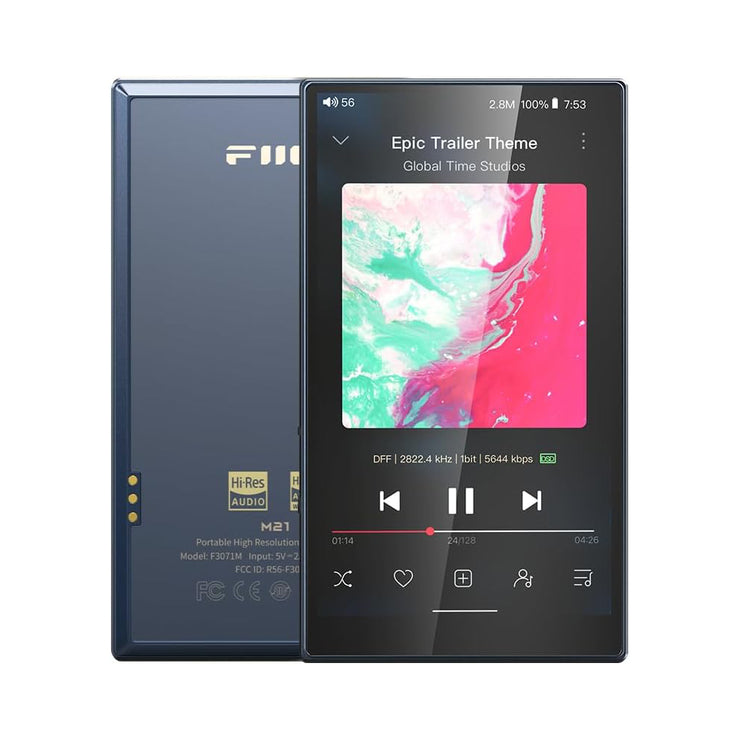 Reproductor de música portátil FiiO M21 de alta resolución y sin pérdidas