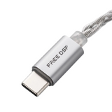 Cabo de atualização para fone de ouvido intra-auricular MoonDrop Free DSP USB-C 