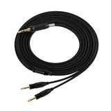 Cabo de fone de ouvido duplo de substituição Sivga de 2,5 mm para 3,5 mm