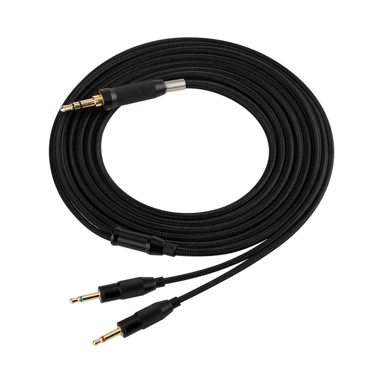 Cabo de fone de ouvido duplo de substituição Sivga de 2,5 mm para 3,5 mm
