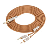 Cabo de fone de ouvido duplo de substituição Sivga de 2,5 mm para 3,5 mm