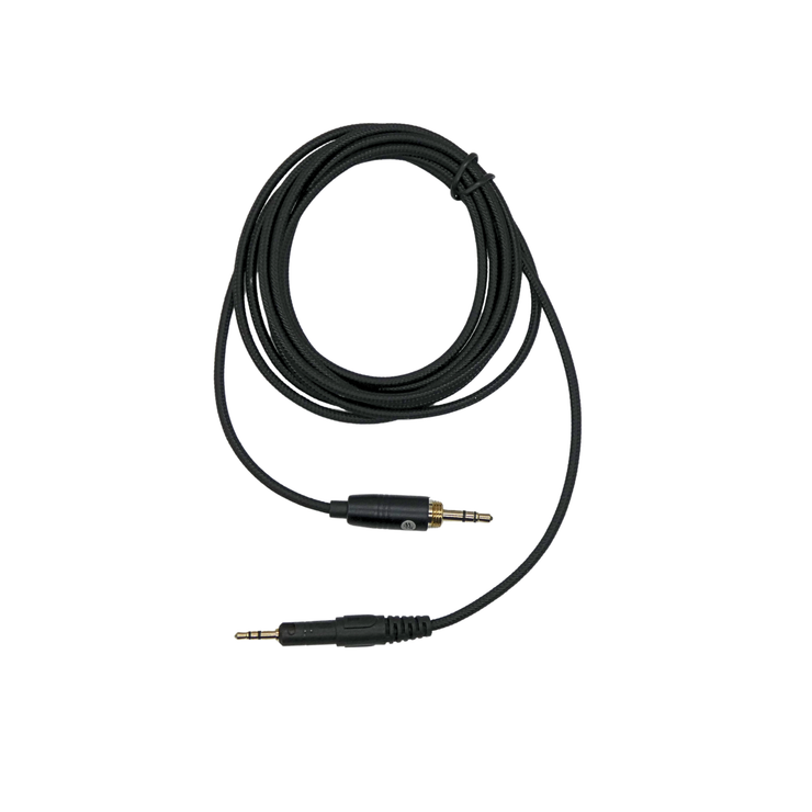 Strauss & Wagner Hobart 2.5mm Twist Lock to 3.5mm Nylon Braided Headphone Cable for Sennheiser HD518/HD558/HD598/HD595/HD559/HD569/HD579/HD599