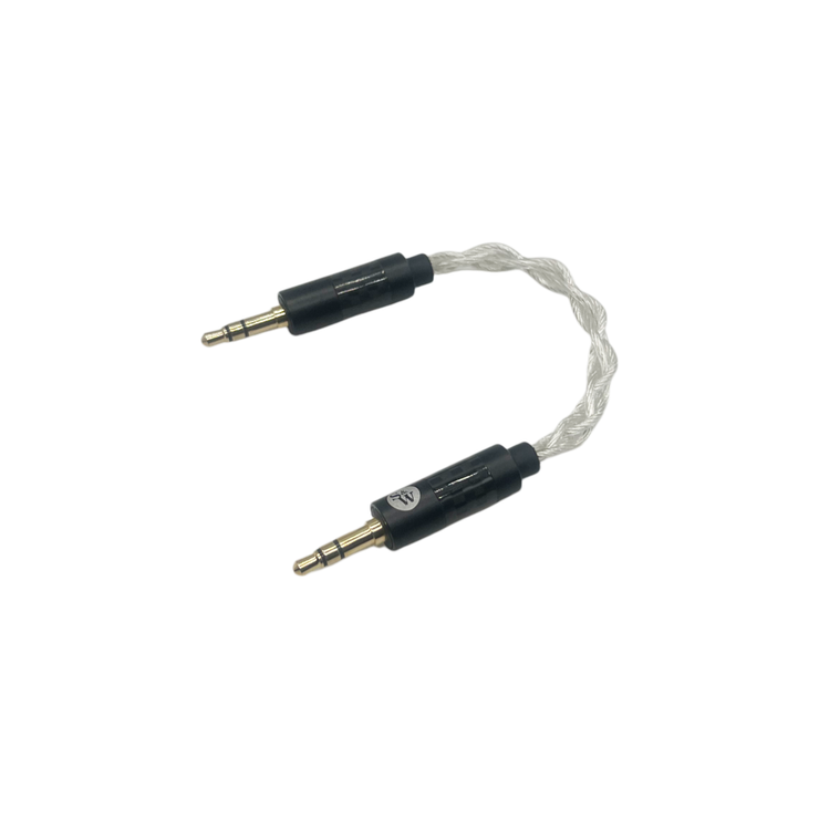Strauss & Wagner Adare 3.5mm to 3.5mm Silver Cable