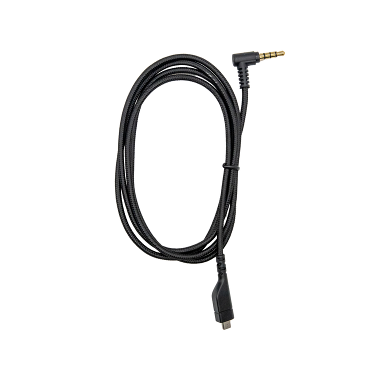Strauss & Wagner Davao 8-pin to L-Shape 3.5mm Nylon Braided Headphone Cable for SteelSeries Arctis 3/5/7/Pro Gaming Headset