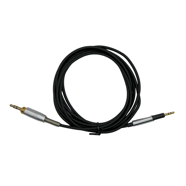 Strauss & Wagner Aden 2.5mm Twist Lock to 3.5mm Nylon Braided Headphone Cable for Pioneer HDJ-500/HDJ-700/HDJ-1500