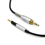 Strauss & Wagner Aden 2.5mm Twist Lock to 3.5mm Nylon Braided Headphone Cable for Pioneer HDJ-500/HDJ-700/HDJ-1500