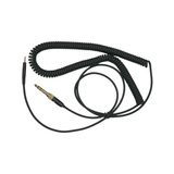 Strauss & Wagner Ambon 2.5mm Twist Lock to 3.5mm Coiled Headphone Cable with 6.35mm Adapter for Sennheiser HD518/HD558/HD598/HD595/HD559/HD569/HD579/HD599