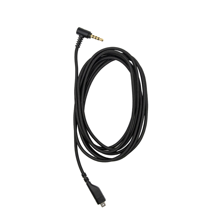 Strauss & Wagner Adana 8-pin to L-Shape 3.5mm Nylon Braided Headphone Cable for SteelSeries Arctis 3/5/7/Pro Gaming Headset