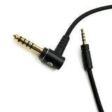 Strauss & Wagner Avarua 2.5mm Twist Lock to L-Shape 4.4mm Balanced Nylon Braided Replacement Cable for Sennheiser Momentum 1.0/2.0/3.0/4.0/HD1