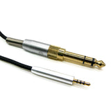 Strauss & Wagner Busan 2.5mm to 3.5mm Nylon Braided Headphone Cable with 6.35mm Adapter for Bose QC15/QC25/QC35