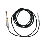 Strauss & Wagner Busan 2.5mm to 3.5mm Nylon Braided Headphone Cable with 6.35mm Adapter for Bose QC15/QC25/QC35