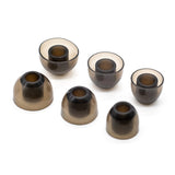 Strauss & Wagner ComforTone Semi-Transparent Black Silicone Eartips