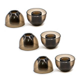Strauss & Wagner ComforTone Semi-Transparent Black Silicone Eartips
