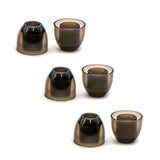 Strauss & Wagner ComforTone Semi-Transparent Black Silicone Eartips