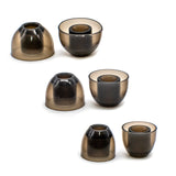 Strauss & Wagner ComforTone Semi-Transparent Black Silicone Eartips
