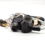 Strauss & Wagner ComforTone Semi-Transparent Black Silicone Eartips