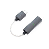 iFi GO portable link DAC & Amplifier headphones USB-C side on Audio46