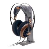 Soporte para auriculares de aluminio y madera de primera calidad Strauss &amp; Wagner SW-HS01