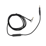 Strauss & Wagner Halle 2.5mm Twist Lock to L-Shape 3.5mm Nylon Braided Upgrade Cable With Volume Controls for Audio-Technica ATH-M40x/M50x/M60x/M70x