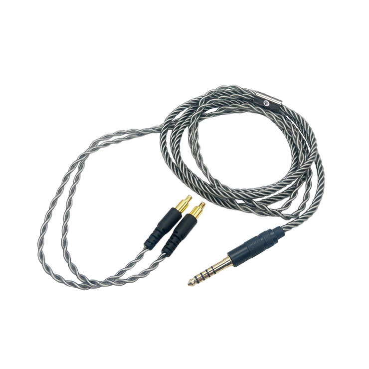 Strauss & Wagner Leon A2DC 4.4mm Balanced 4-core Silver Headphone Cable for Audio-Technica (Open Box)