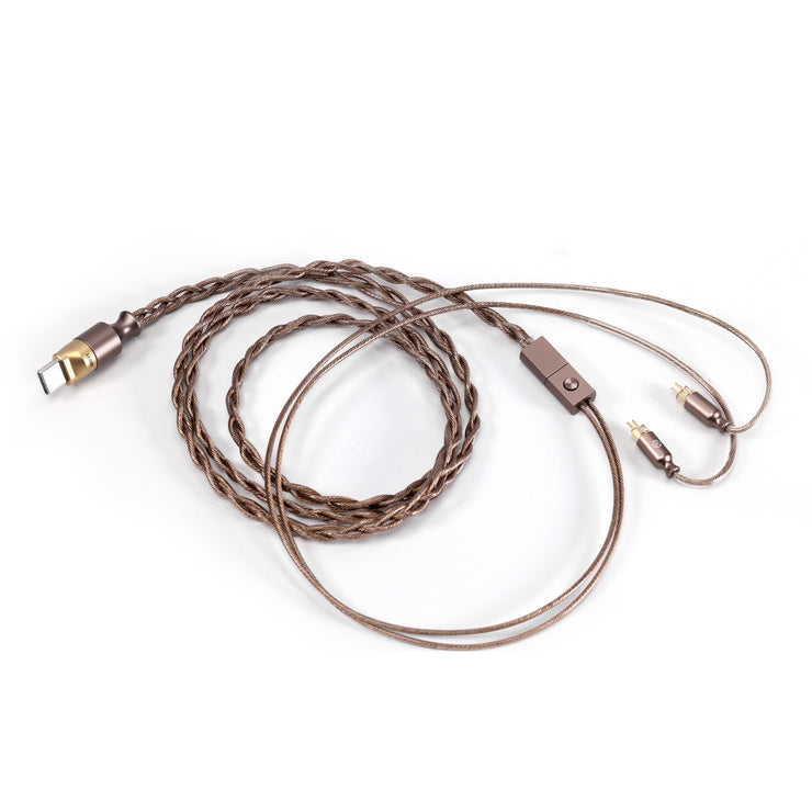 DD ddHiFi M130B (Coffee Cable) USB-C Cable with Microphone 2