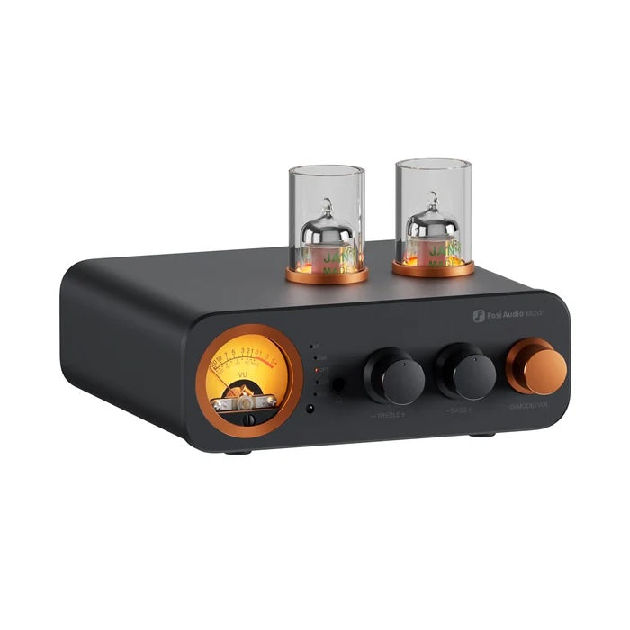 Fosi Audio MC331 Tube Integrated Bluetooth Amplifier with DAC and VU Meter