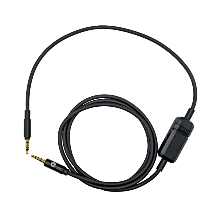 Strauss & Wagner Namur 3.5mm to 3.5mm Headphone Cable With Volume Control for Beyerdynamic MMX300 PRO/MMX330 PRO