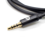 Strauss & Wagner Namur 3.5mm to 3.5mm Headphone Cable With Volume Control for Beyerdynamic MMX300 PRO/MMX330 PRO