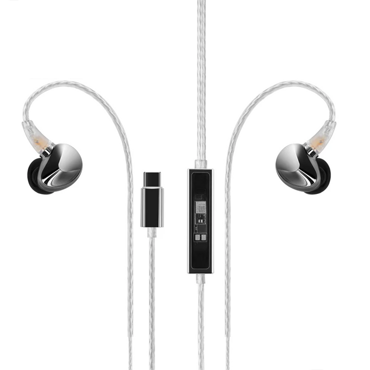 Angle - Shop Queststyle NHB15 Wired Over-Ear Audiophile Headphones with DAC on sale on Audio46