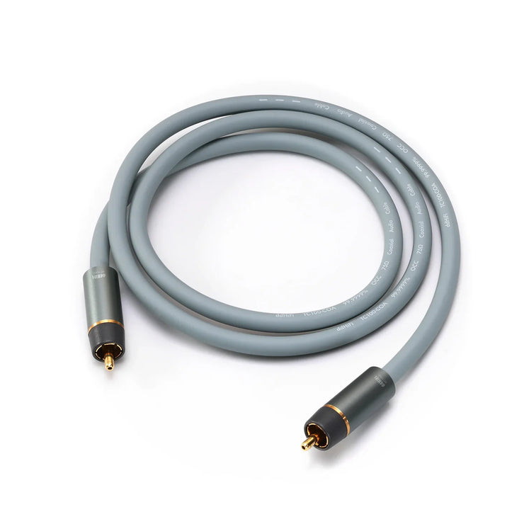 Cable coaxial de cobre con conector RCA OCC DD ddHiFi RC100C (caja abierta)