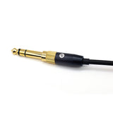 Cabo Espiral de Reposição para Fones de Ouvido Strauss & Wagner Riga 3.5mm com Adaptador 6.35mm para Sennheiser HD25