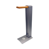 Soporte para auriculares de aluminio y madera de primera calidad Strauss &amp; Wagner SW-HS01