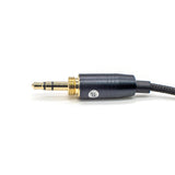 Cable de repuesto de nailon de 3,5 mm Strauss & Wagner Meknes con adaptador de 6,35 mm para auriculares SHURE SRH840 SRH940 SRH440 SRH750DJ