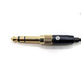 Cable de repuesto de nailon de 3,5 mm Strauss & Wagner Meknes con adaptador de 6,35 mm para auriculares SHURE SRH840 SRH940 SRH440 SRH750DJ