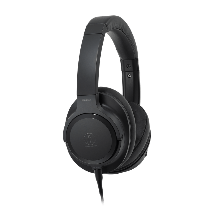 Angle - Shop Hi-Res Audio with the ATH-SR50 over-ear headphones on sale