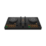AlphaTheta DDJ-FLX2 Controlador DJ compacto de 2 canais para rekordbox, Serato DJ Lite e djay