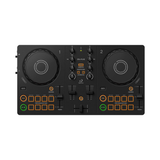 AlphaTheta DDJ-FLX2 Controlador DJ compacto de 2 canais para rekordbox, Serato DJ Lite e djay