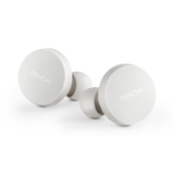 Angle - Shop Denon PerL True Wireless Noise-Canceling Earbud headphones on Audio46 - White